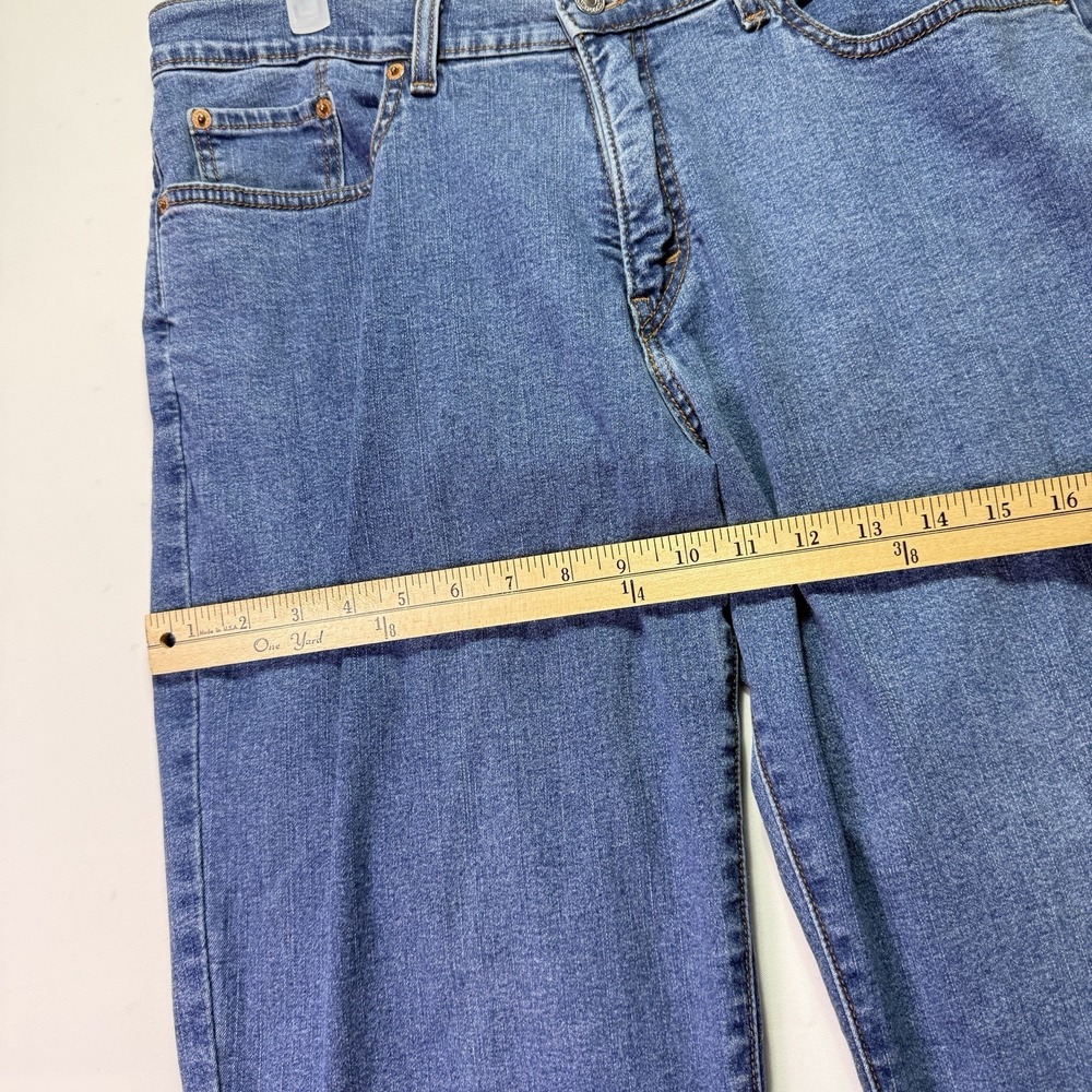 Levi's 512 Jeans Women's Size 18M Straight Blue Denim - Picture 3 of 11